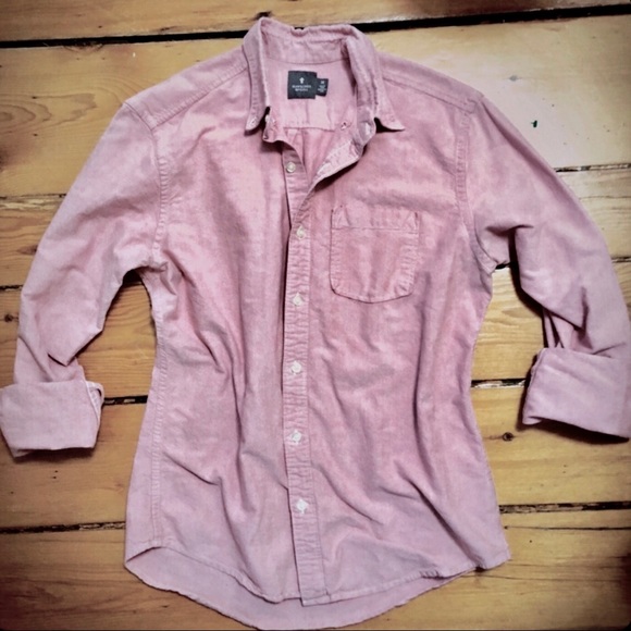 Anthropologie Tops - UO Hawking McGill pink cotton button down collar